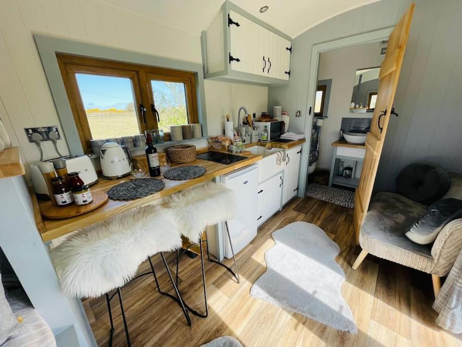 The Hut@Trefechan Wen - Coastal Coziness! Goodwick 외부 사진