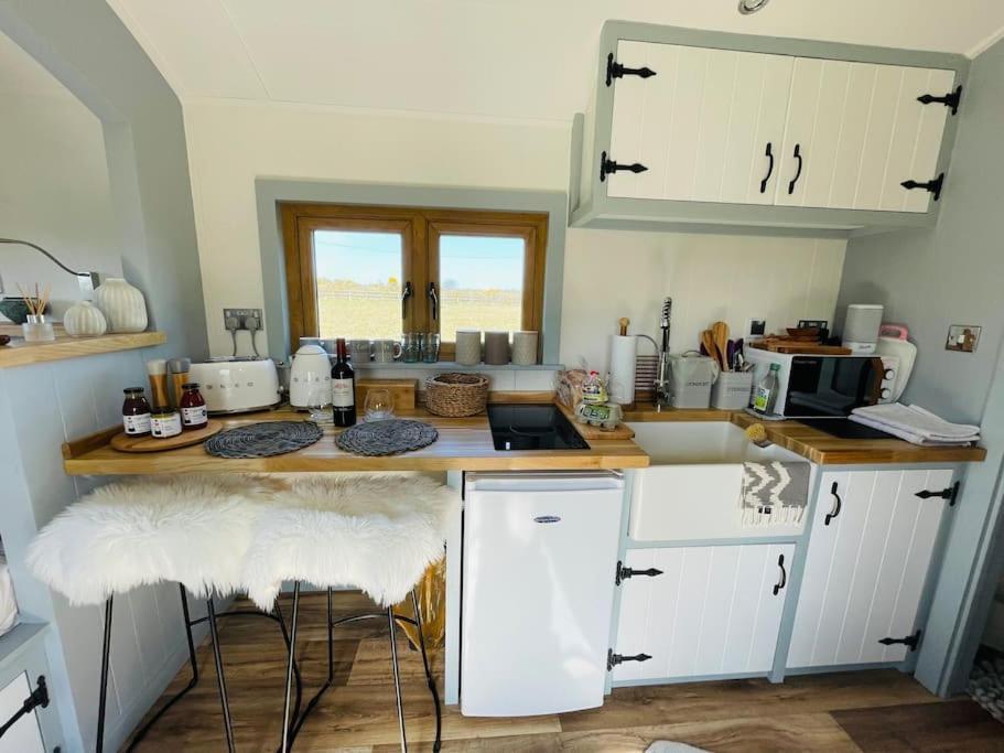 The Hut@Trefechan Wen - Coastal Coziness! Goodwick 외부 사진